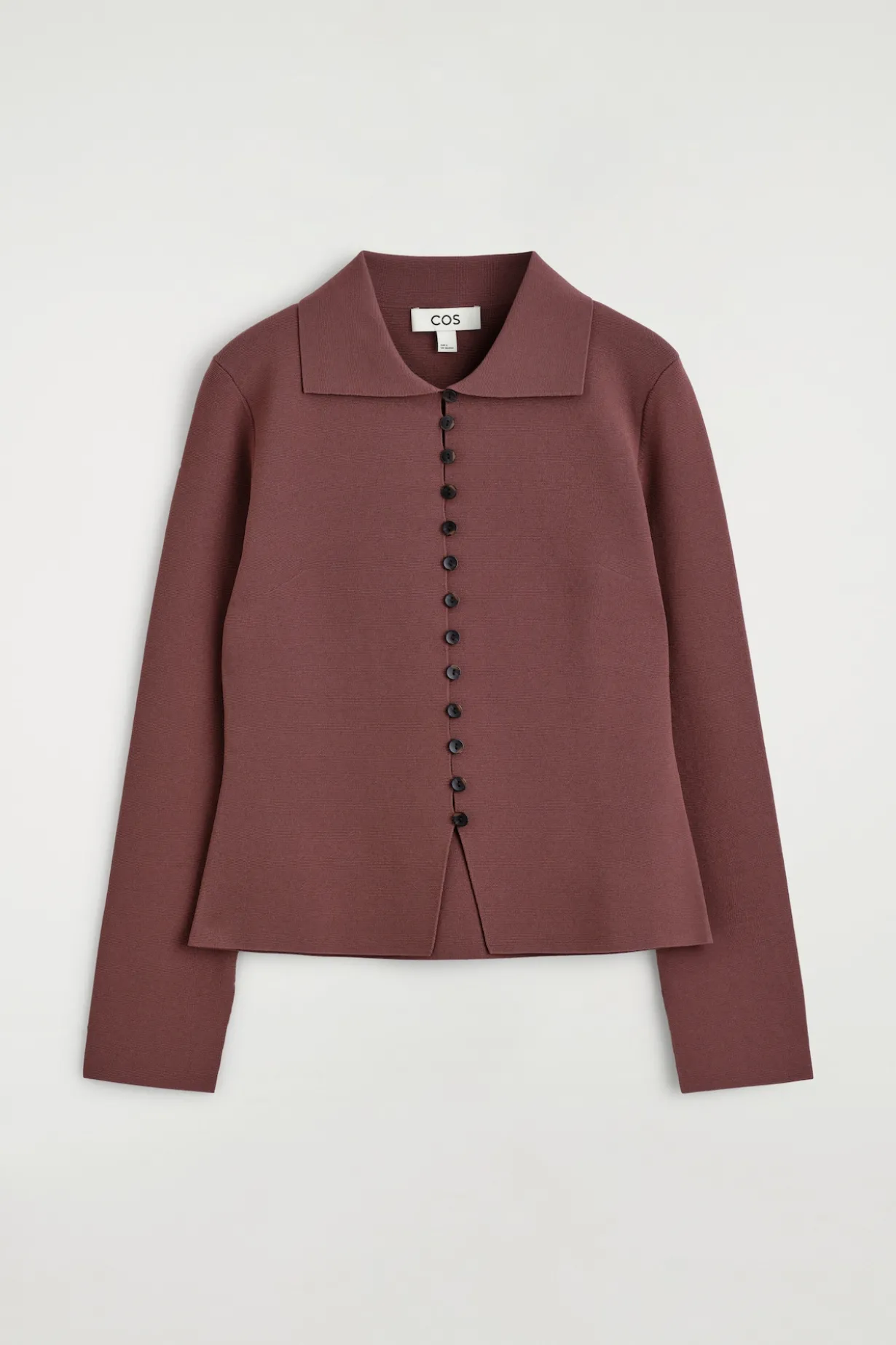 WAISTED MILANO-KNIT CARDIGAN