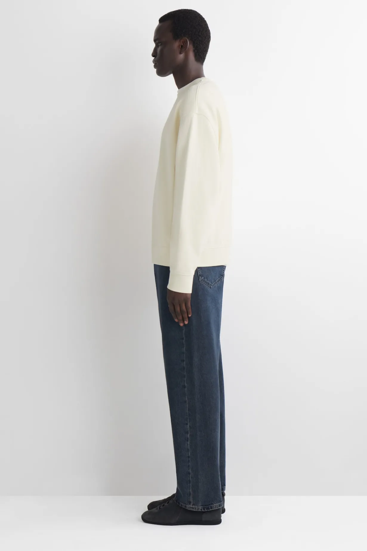 WASHED-COTTON SWEATSHIRT