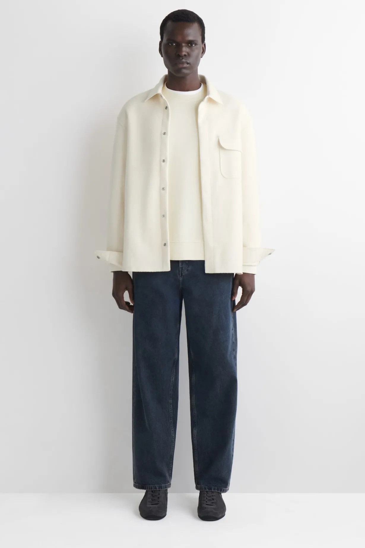 WASHED-COTTON SWEATSHIRT