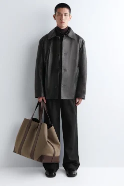 WEEKENDER OVERSIZED TOTE BAG - WOOL