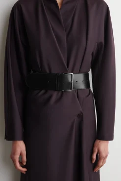 WIDE LEATHER BELT