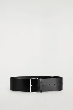WIDE LEATHER BELT