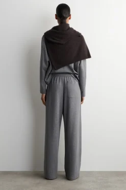 WIDE-LEG COTTON JOGGERS