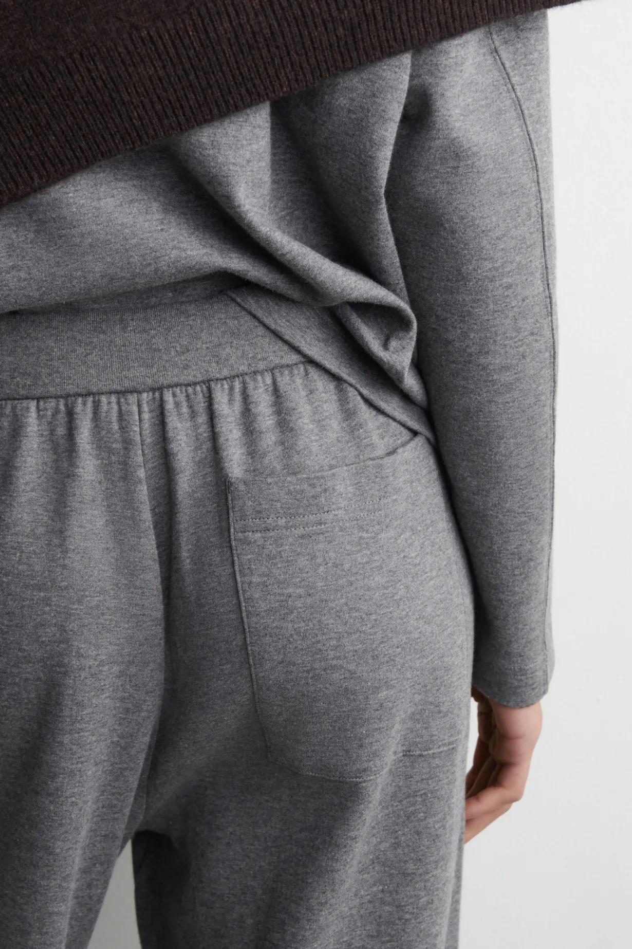 WIDE-LEG COTTON JOGGERS