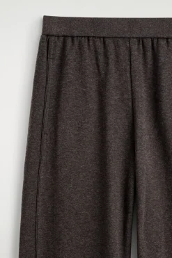 WIDE-LEG COTTON JOGGERS