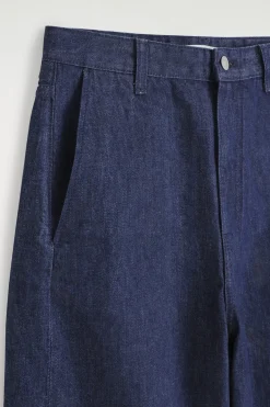 WIDE-LEG DENIM PANTS