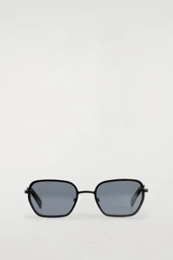 WIRE-FRAME RECTANGLE SUNGLASSES