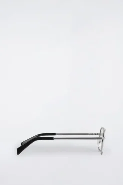 WIRE-FRAME RECTANGLE SUNGLASSES
