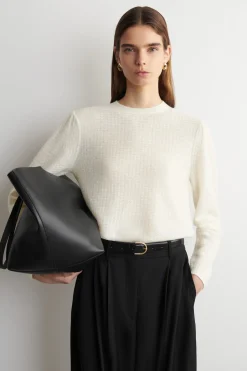 ZIGZAG-KNIT MOHAIR-BLEND SWEATER