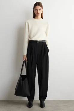 ZIGZAG-KNIT MOHAIR-BLEND SWEATER