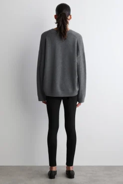 ZIPPED-CUFF LEGGINGS